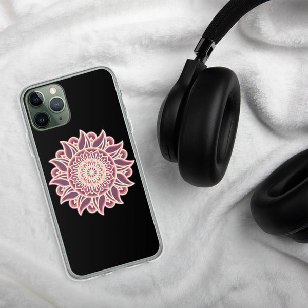 iPhone Case Mandala Black