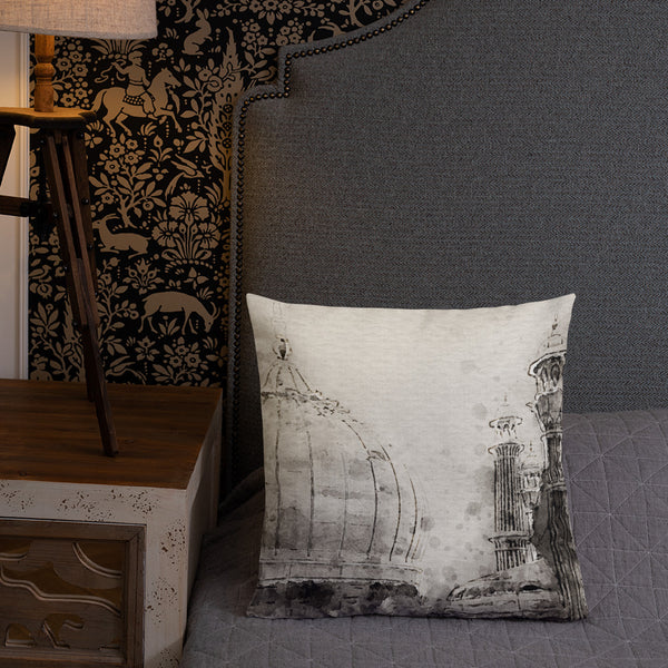 Antique Art Decorative Throw Pillow & Cushion The Dome bed