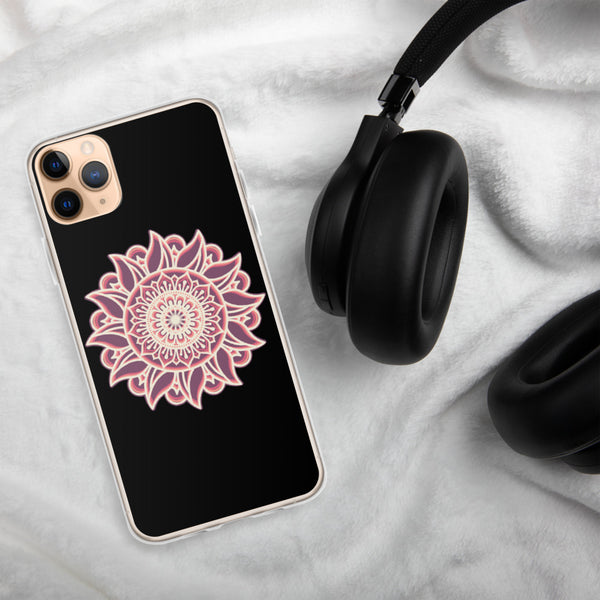 iPhone Case Mandala Black