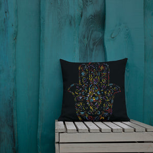 Antique Art Print Decorative Throw Pillow & Cushion - Hamsa