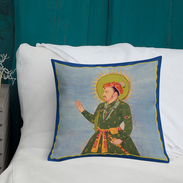 Vintage Art Print  Decorative Throw Pillow / Cushion including insert, 18x18  & 22x22 inches Jahangir 2