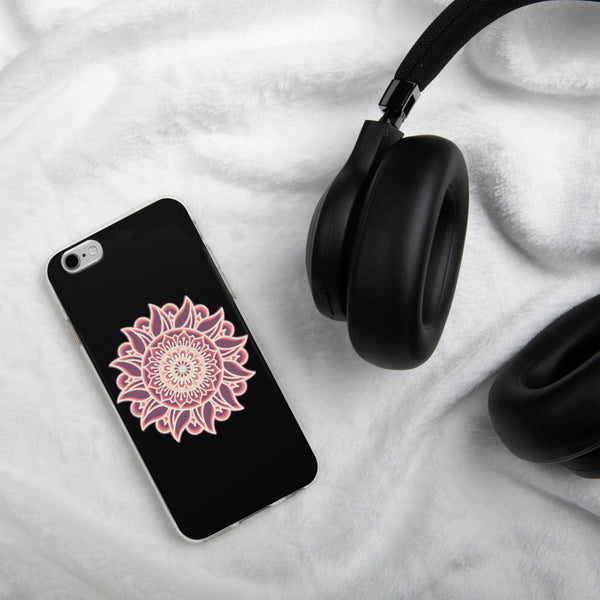 iPhone Case Mandala Black