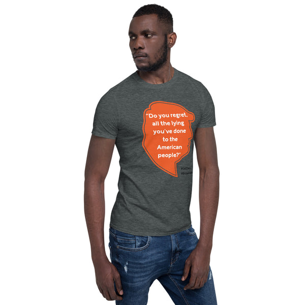 Cotton Unisex T-Shirt Lying Orange