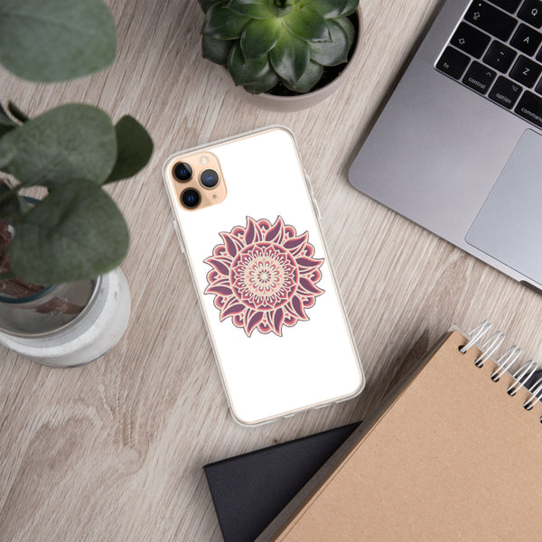 iPhone Case Mandala White