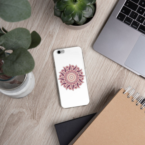 iPhone Case Mandala White