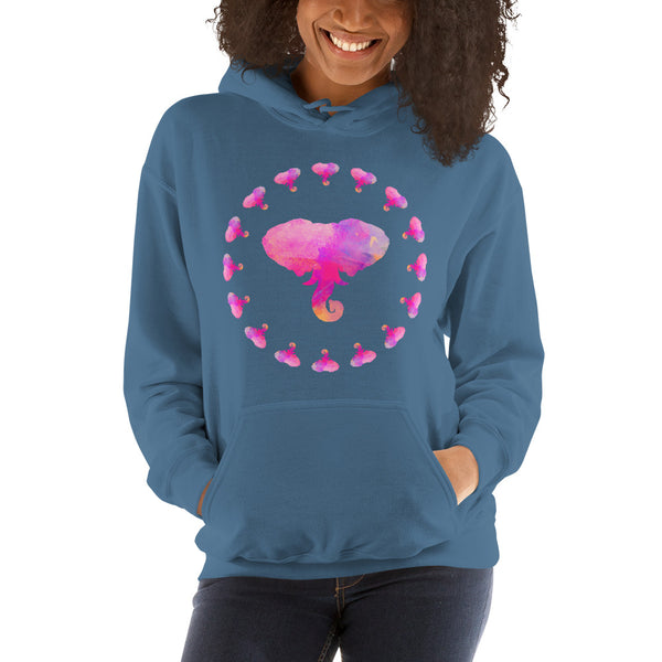 Hoodie Pink Elephant