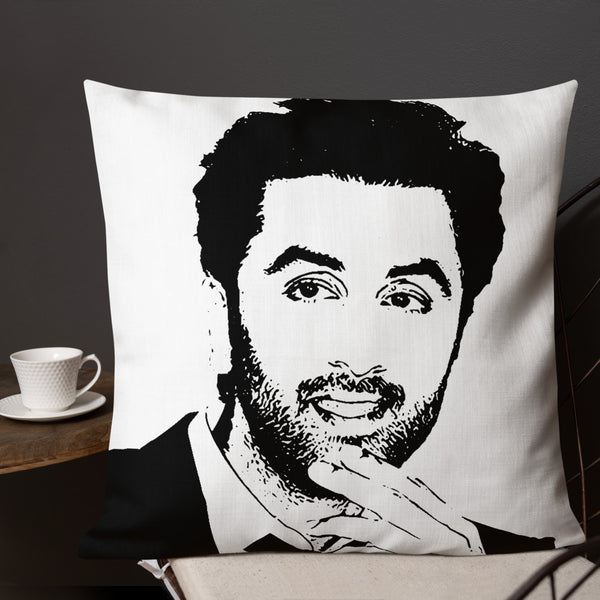 Antique Art Print Decorative Throw Cushion & Pillow - Bollywood Dreams 1