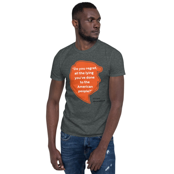 Cotton Unisex T-Shirt Lying Orange