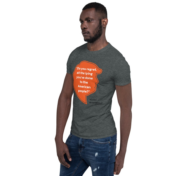 Cotton Unisex T-Shirt Lying Orange