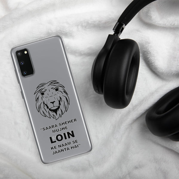 Samsung Case Lion Transparent