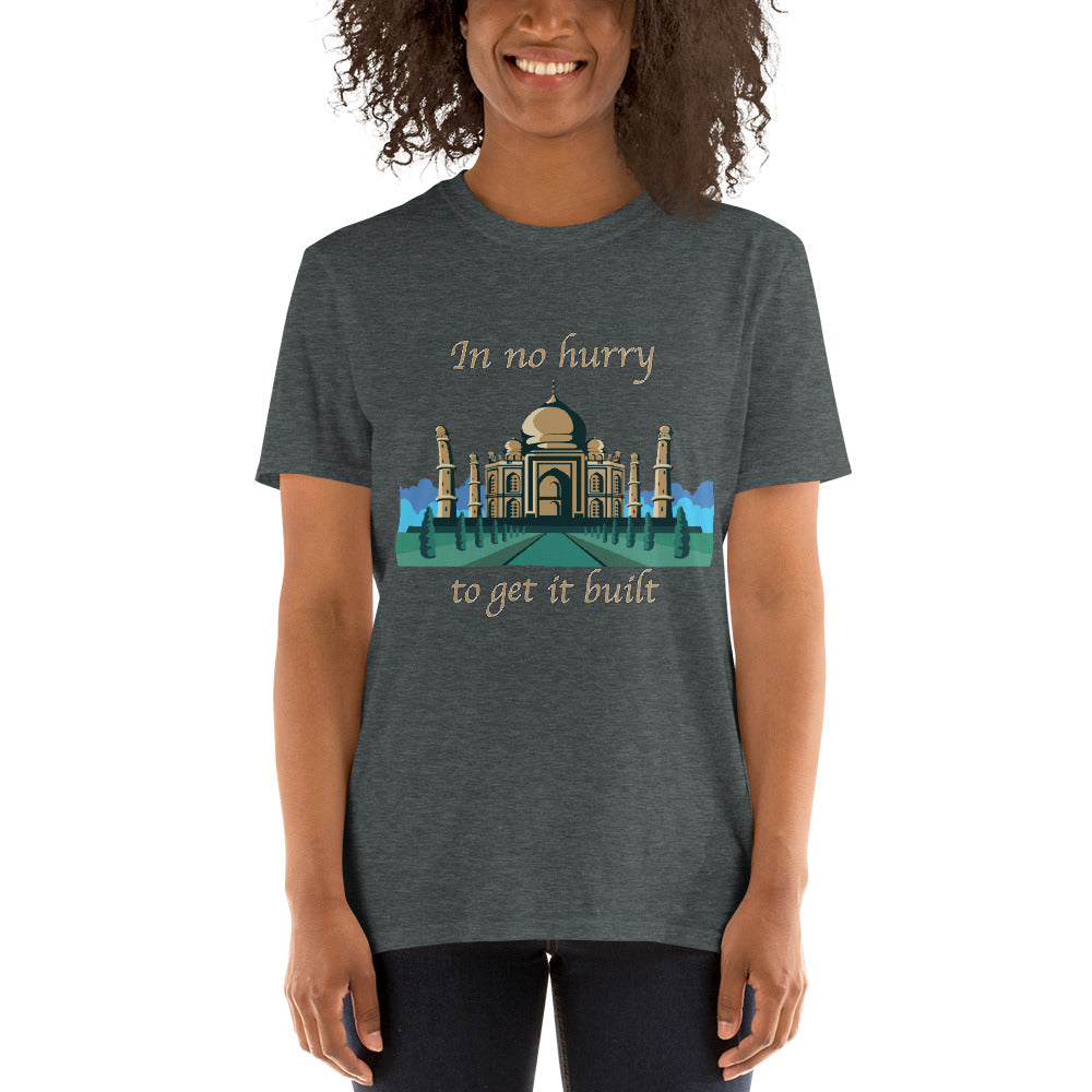 Cotton Unisex T-Shirt Taj Mahal