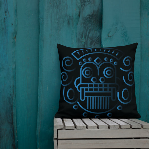 Art Premium  Decorative Throw Pillow & Cushion - Blue Barong