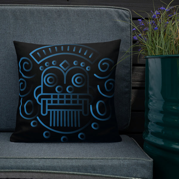 Art Premium  Decorative Throw Pillow & Cushion - Blue Barong