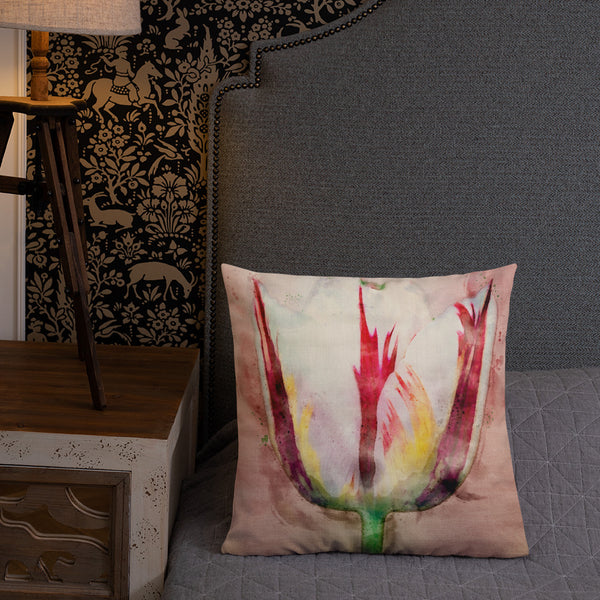Art Premium  Decorative Throw Pillow & Cushion - Tulip