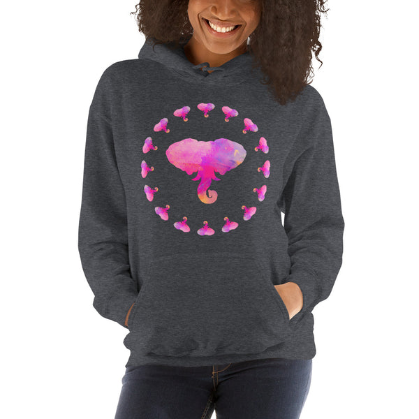 Hoodie Pink Elephant