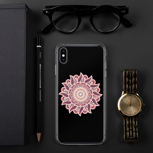 iPhone Case Mandala Black