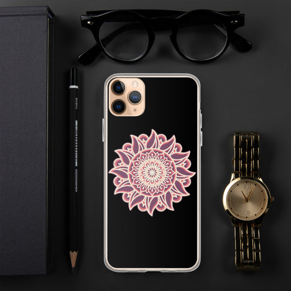 iPhone Case Mandala Black