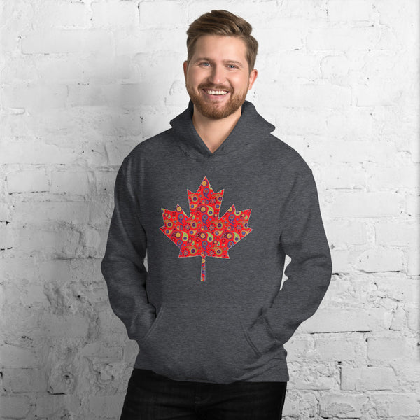 Unisex Hoodie Paisley Maple 2