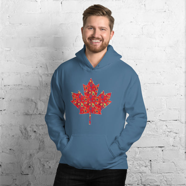 Unisex Hoodie Paisley Maple 2