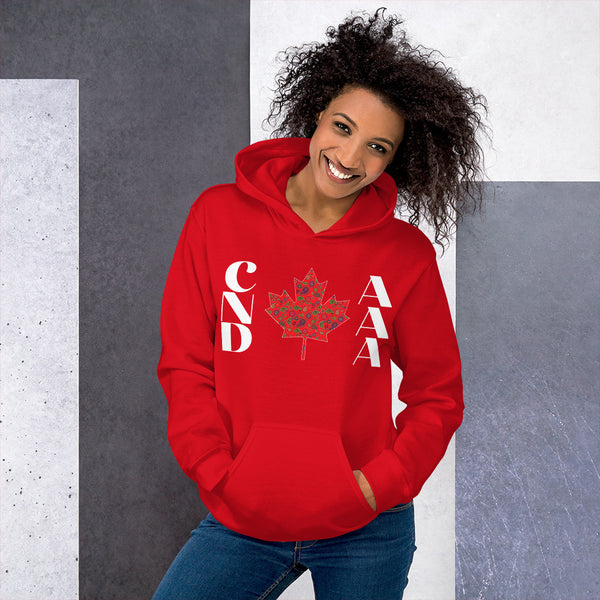 Unisex Hoodie Paisley Maple